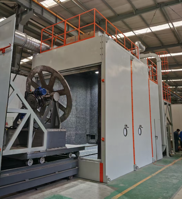 铁岭封闭式喷砂房，环保与处理效果双保障