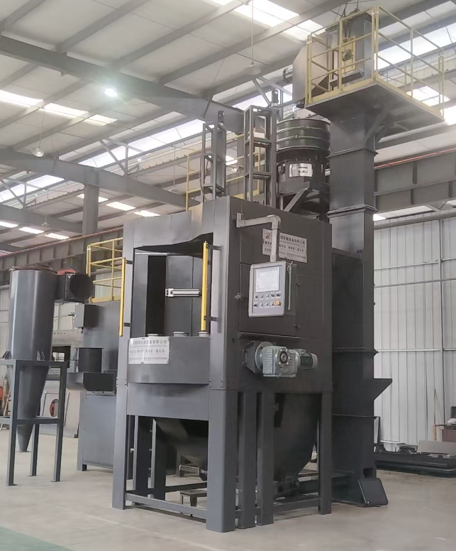 铁岭转盘式喷砂机 提升圆形工件处理效率